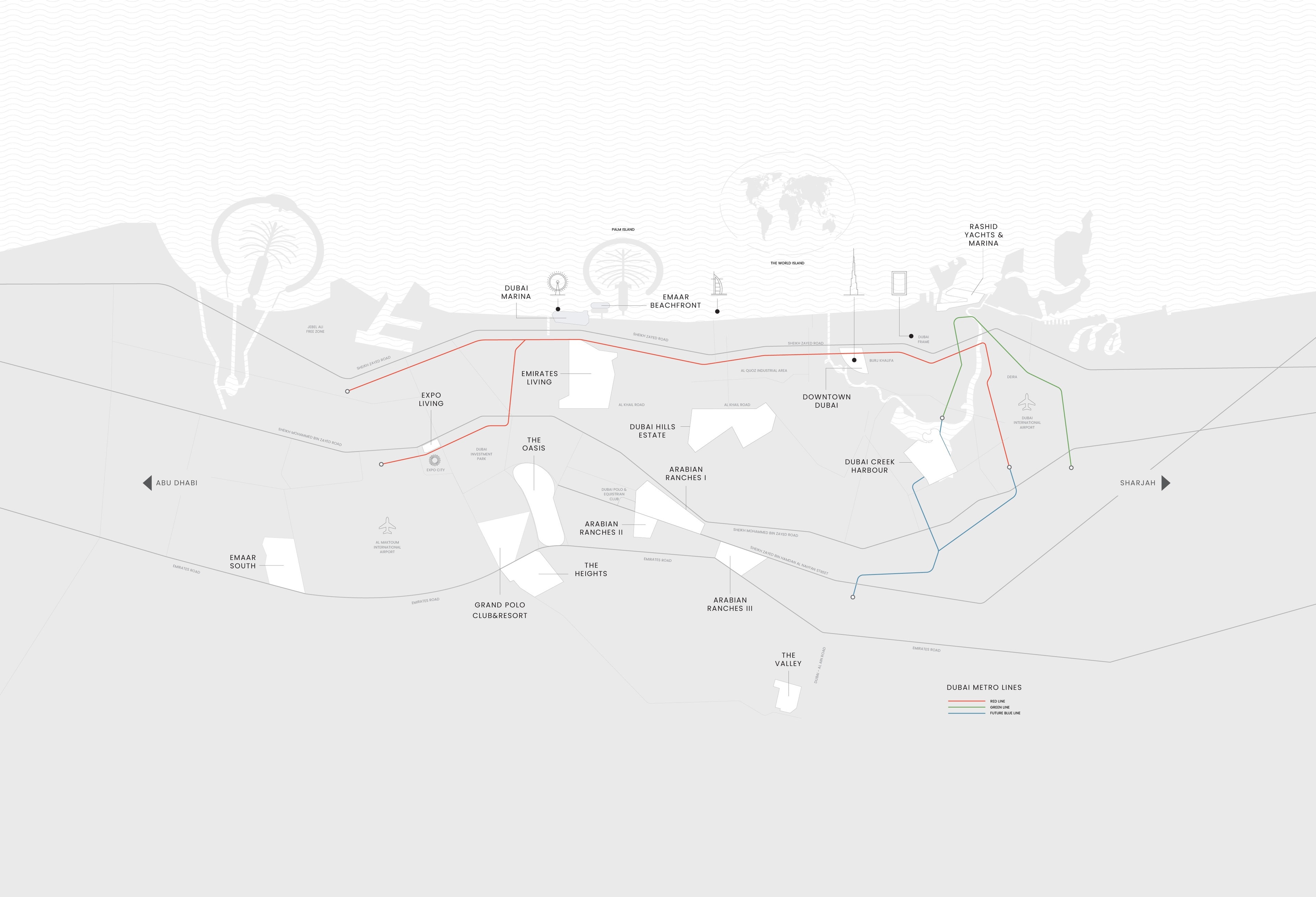 Dubai Map